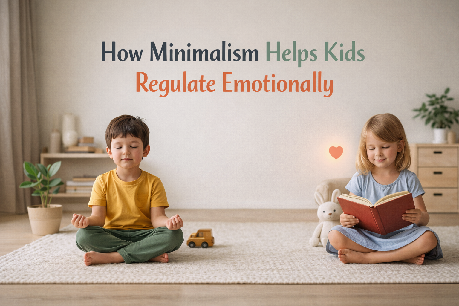 How Minimalism Helps Kids Regulate Emotionally