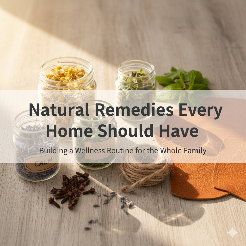 Natural Remedies Every Home Should Have: Building a Wellness Routine for the Whole Family